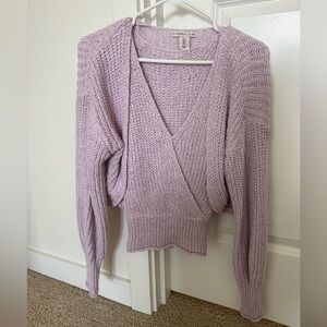 Sincerely Jules Lavender V-Neck Sweater